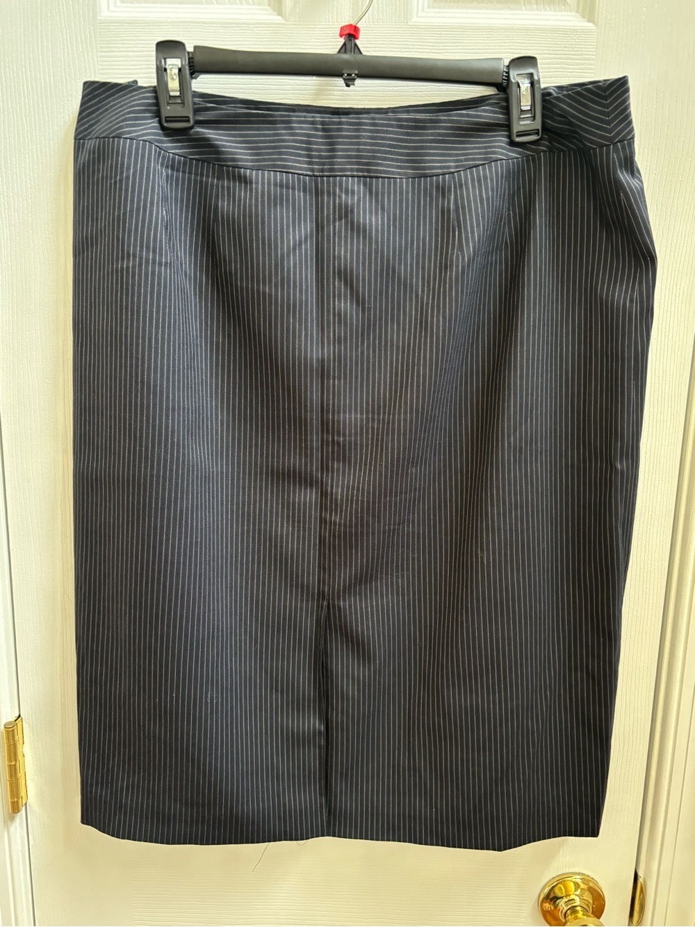 Talbots Stretch Pinstripe Knee-Length Skirt, Size 14, NWOT - Picture 5 of 5